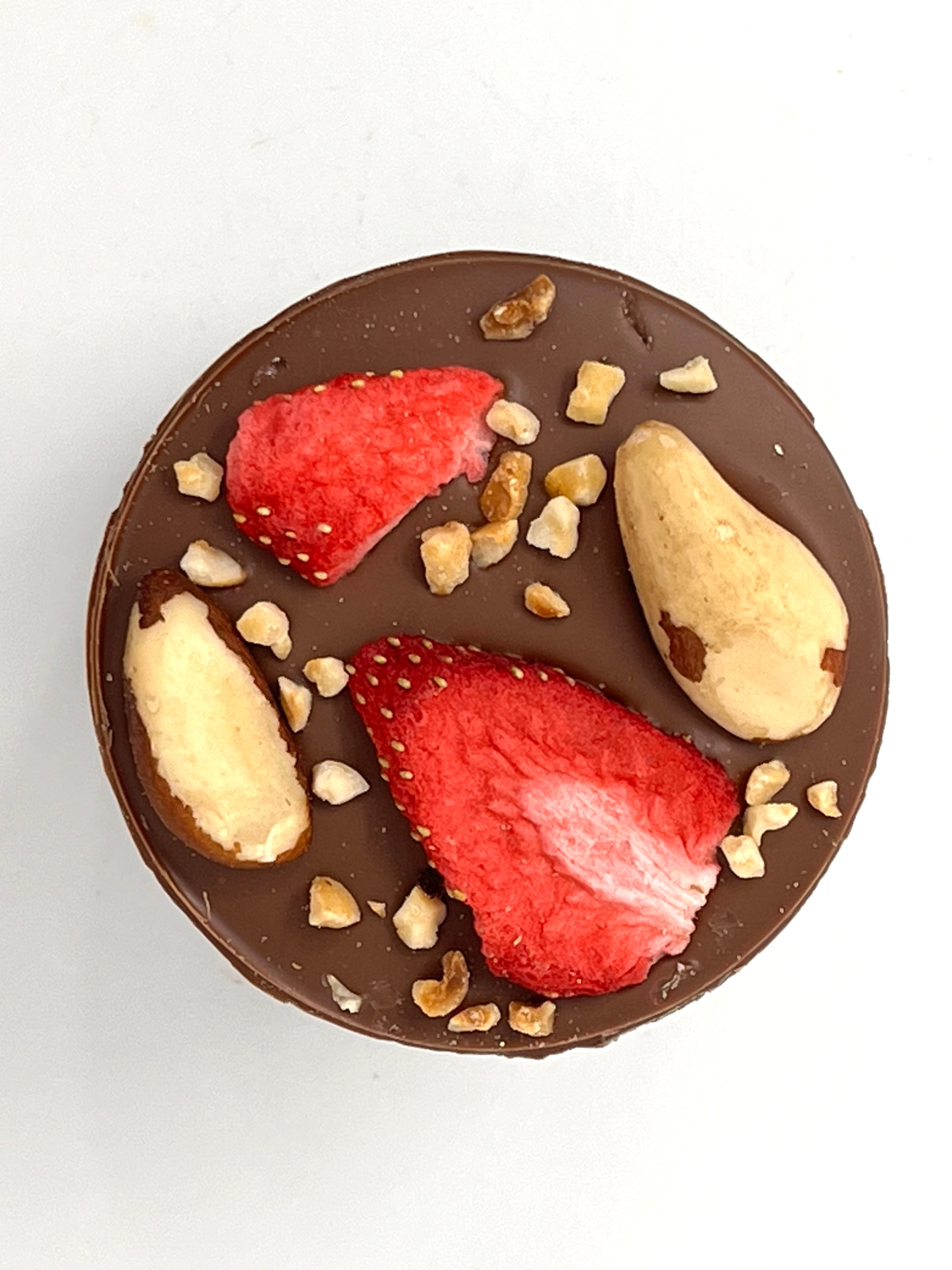 New Handmade Giant Mendiants in Milk Chocolate Gorvett & Stone